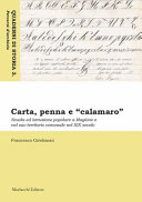 Copertina  Carta, penna e \\calamaro\\ : scuola ed istruzione popolare a Magione e nel suo territorio comunale nel 19. secolo