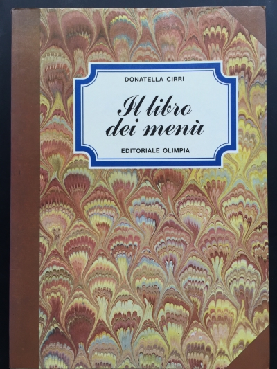 Copertina  Il libro dei menù