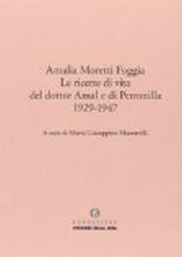Copertina  Amalia Moretti Foggia. Le ricette di vita del dottor Amal e di Petronilla : 1929-1947